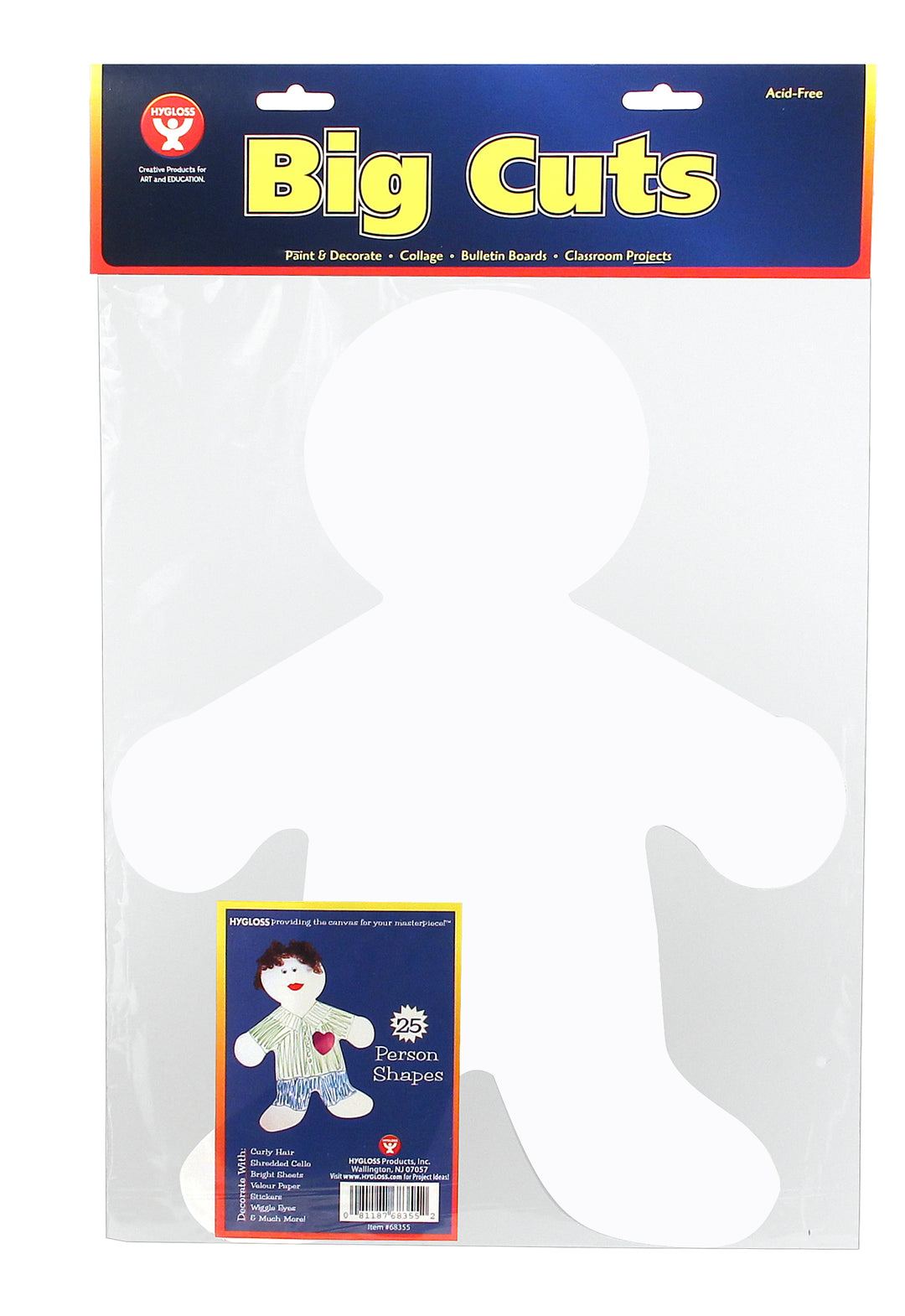 CUT-OUTS: LARGE KID -  16" 25 PACK