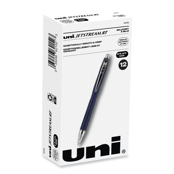 UNIBALL PEN:  JETSTREAM RETRACTABLE 0.7MM BLACK