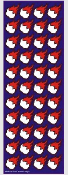 STICKERS: BARAD ( FIRE &amp; WATER) - 6 SHEETS