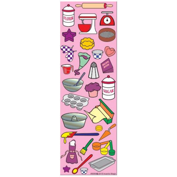 STICKERS: BAKING - 6 SHEETS