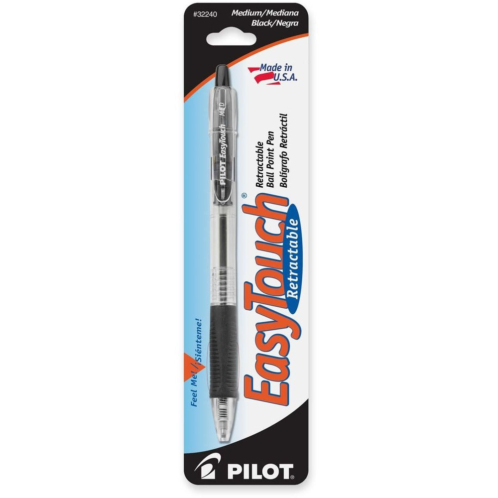 PEN: PILOT EASYTOUCH MEDIUM POINT  RETRACTABLE BLACK