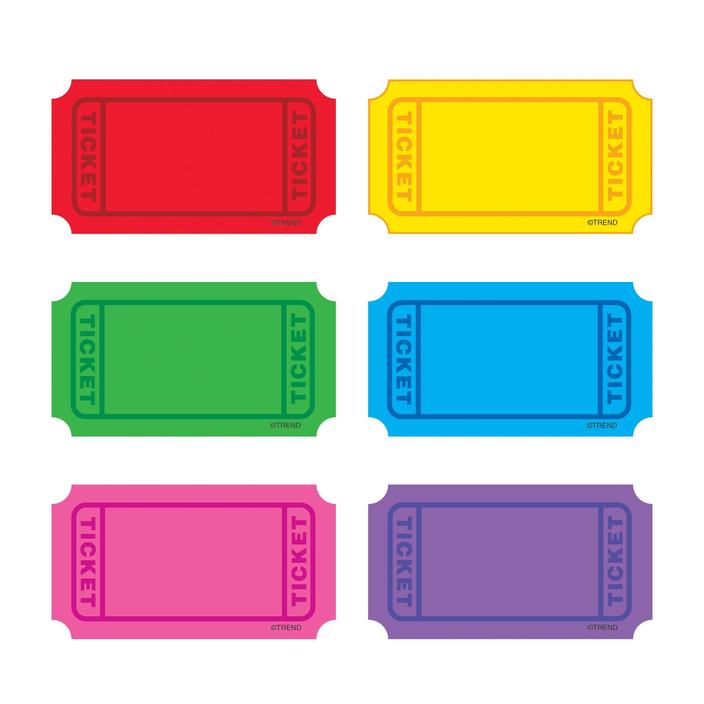 MINI ACCENTS: 3", WINNING TICKETS - 72 PACK