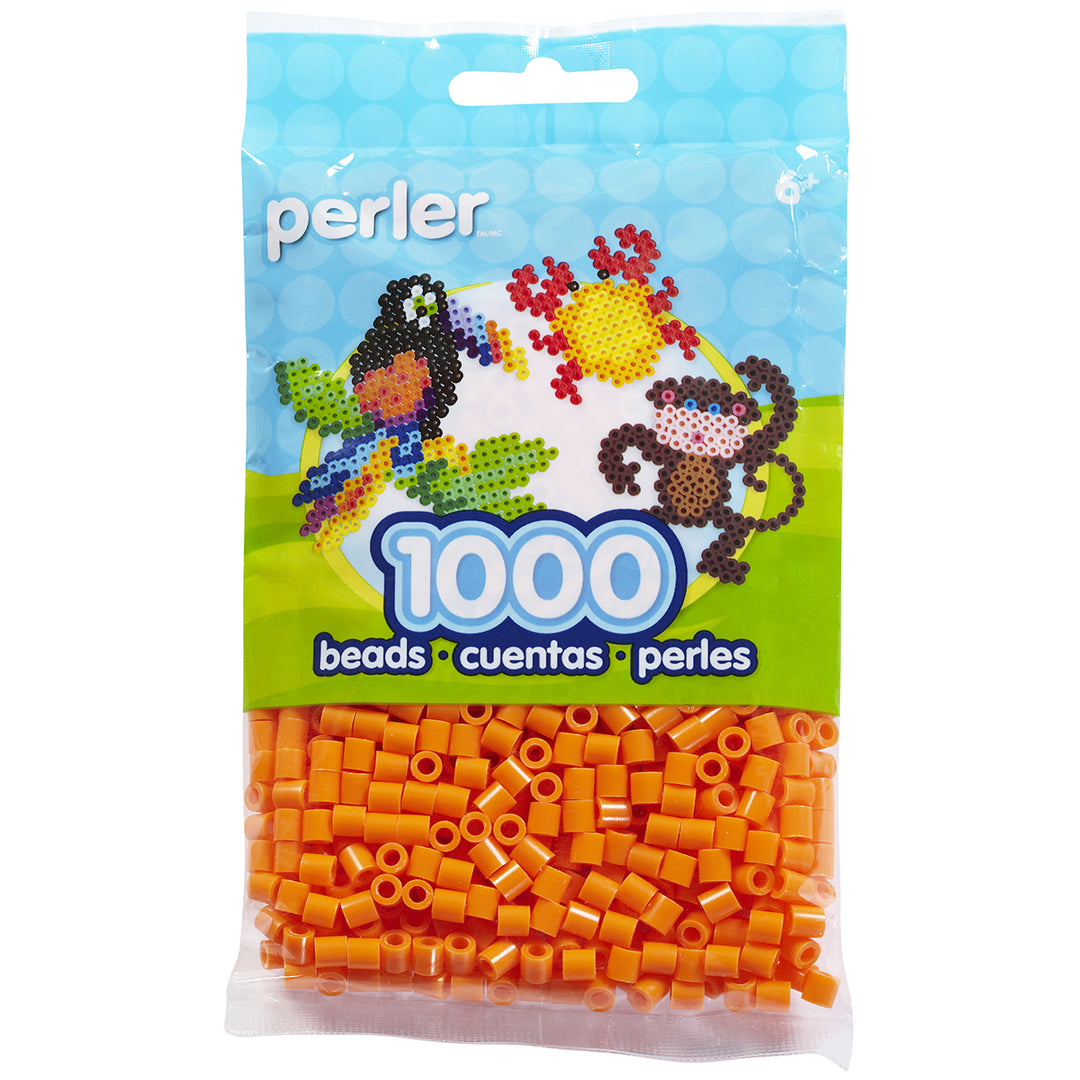 PERLER BEADS: ORANGE 1000 PACK