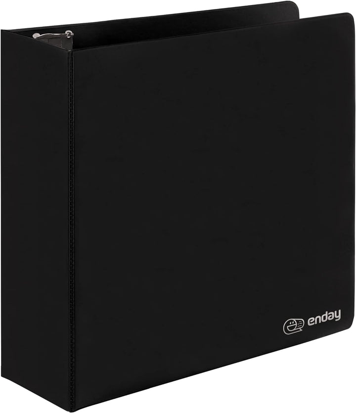 VIEW BINDER: 3" D-RING WITH 2 POCKETS - BLACK