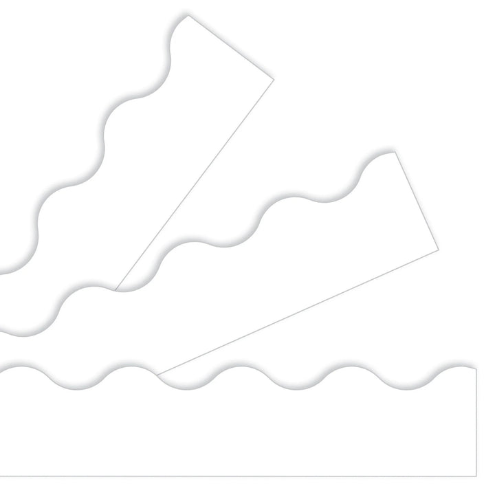 Solid Color Scalloped Border 2.25"x35&