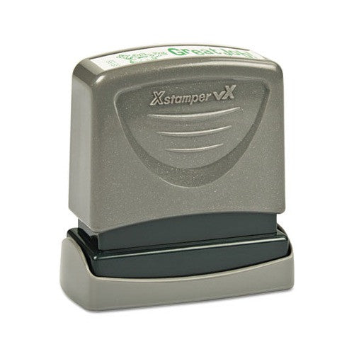 X-STAMPER: STAMP GREAT JOB - GREEN