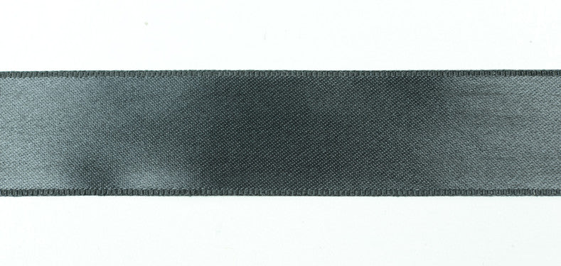 SATIN RIBBON: BLACK 7/8" 25 YRD