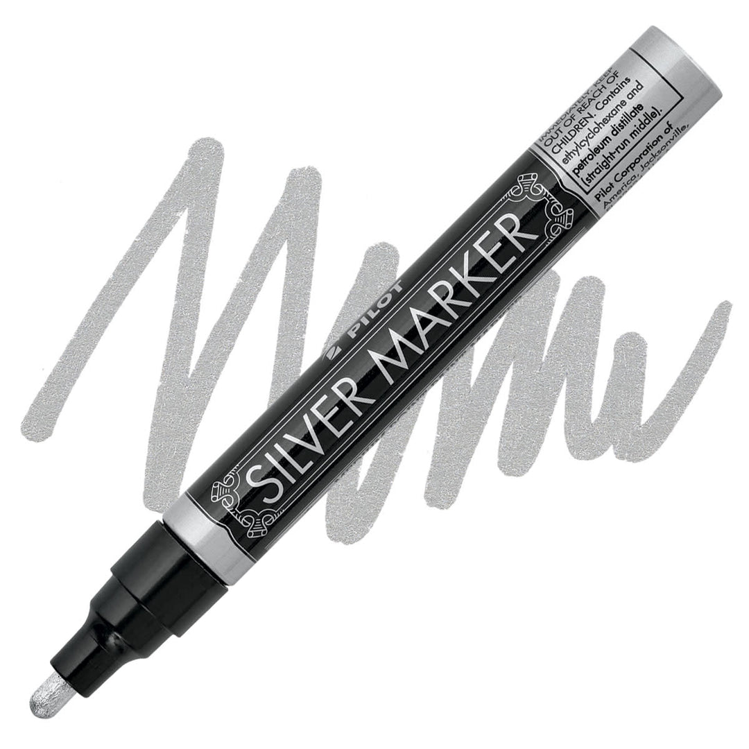 METALLIC PAINT MARKER: PILOT MEDIUM SILVER