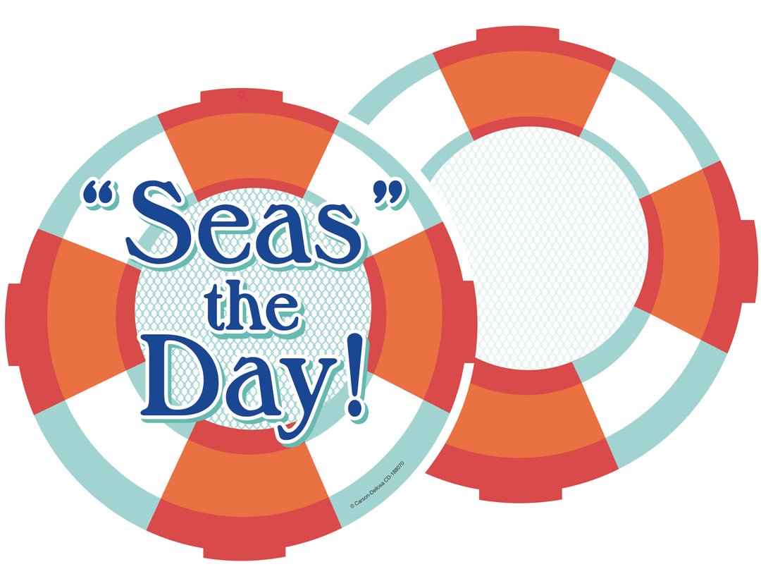 2 SIDED DECO: SEAS THE DAY