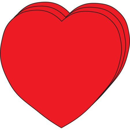 CUT OUT  HEART LARGE 5.5"