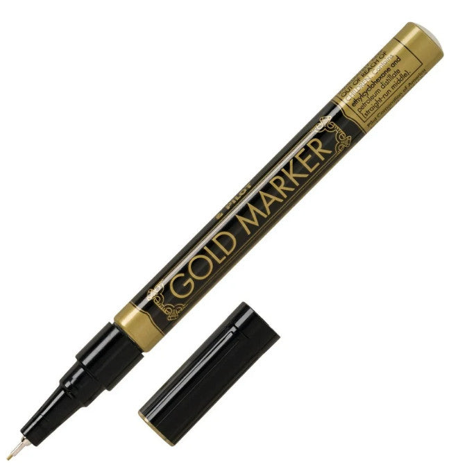 METALLIC PAINT MARKER: PILOT EXTRA FINE GOLD