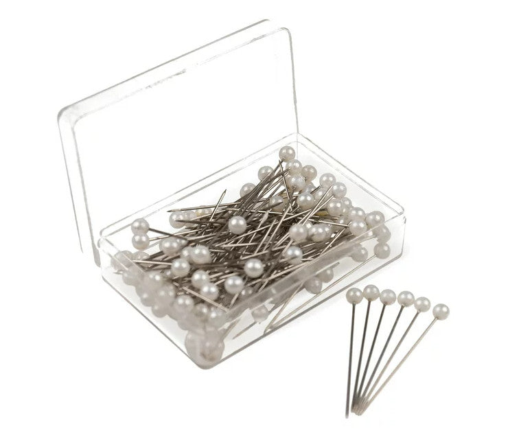 DRESSMAKER  PINS WITH PEARL TOP 100PCS
