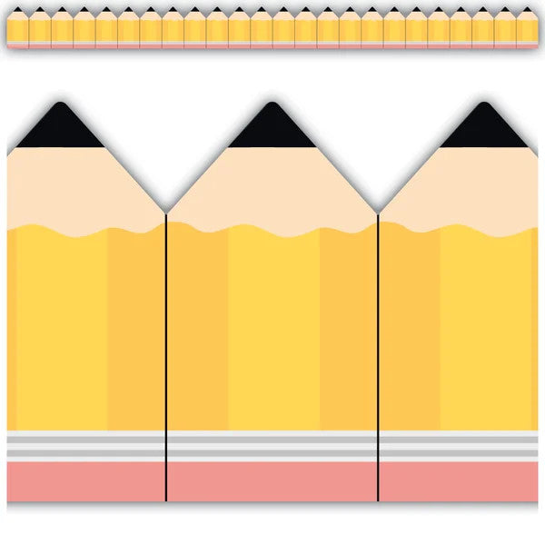 DIE CUT BORDER PENCILS - 2 3/4"X35&
