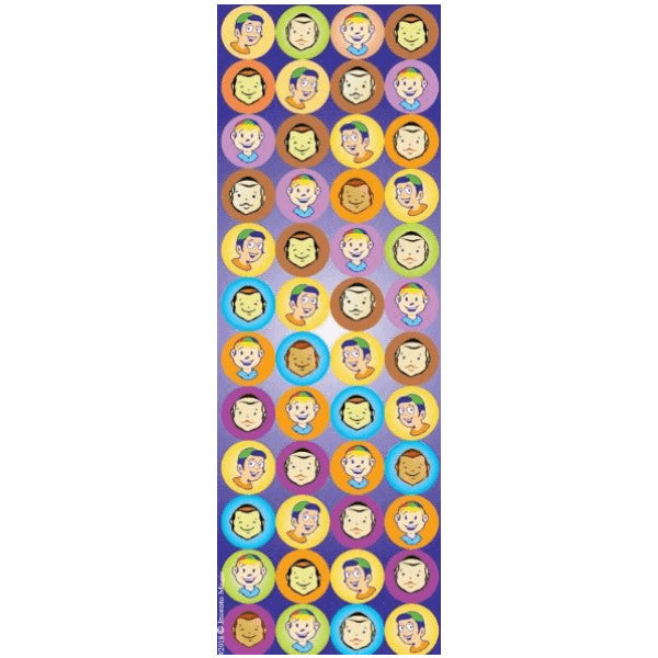 STICKERS:  ROUND LITTLE BOYS - 6 SHEETS