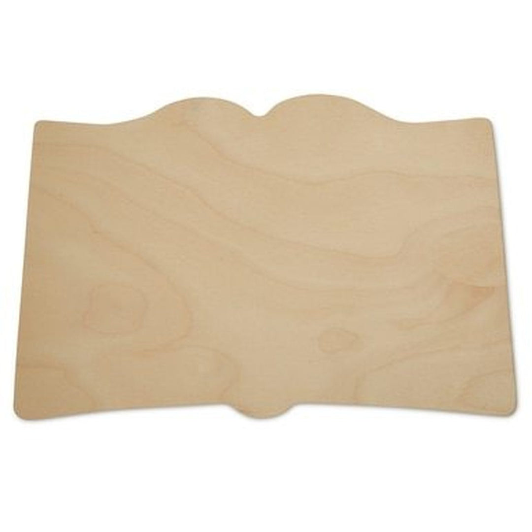 WOOD SHAPE: OPEN BOOK 3½"x2½