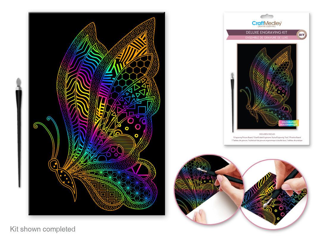 DELUXE ENGRAVING KIT BUTTERFLY