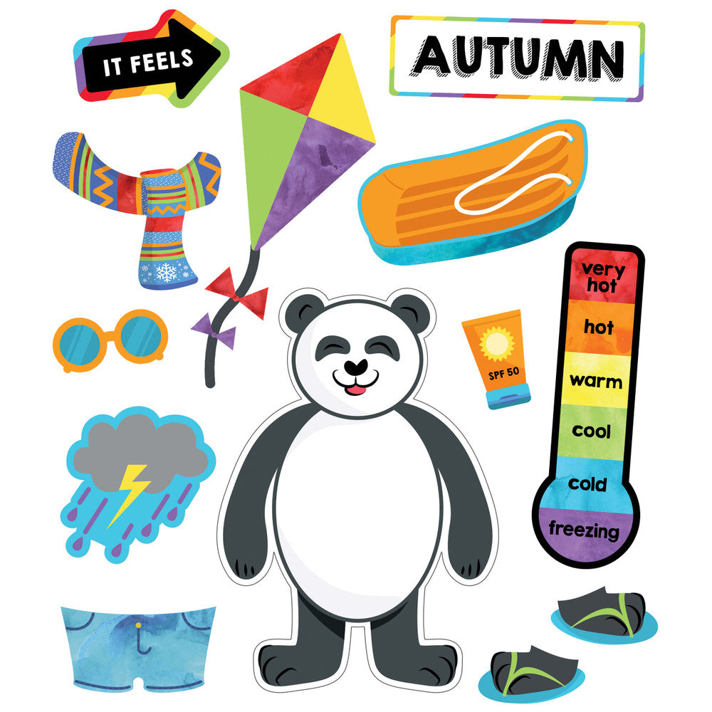 BULLETIN BOARD SET: WEATHER PANDA